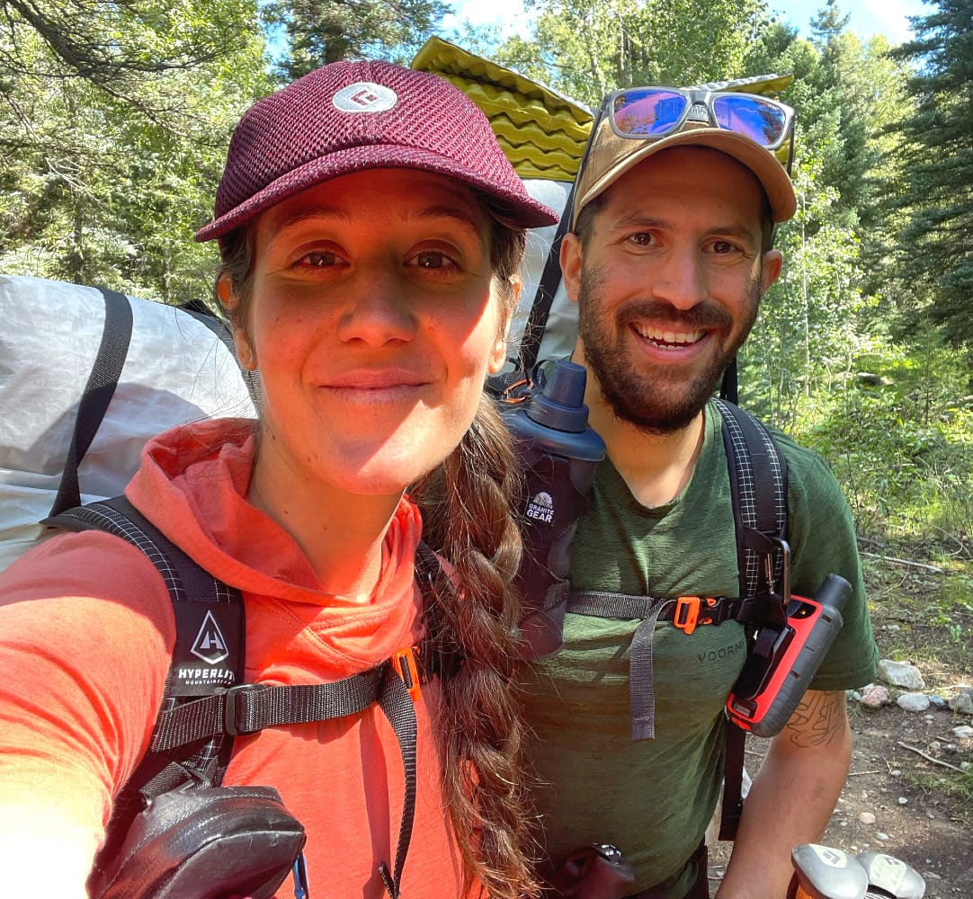 two backpackers using the southwest 70 ultralight backpack by hyperlite mountain gear in the southern rocky mountains