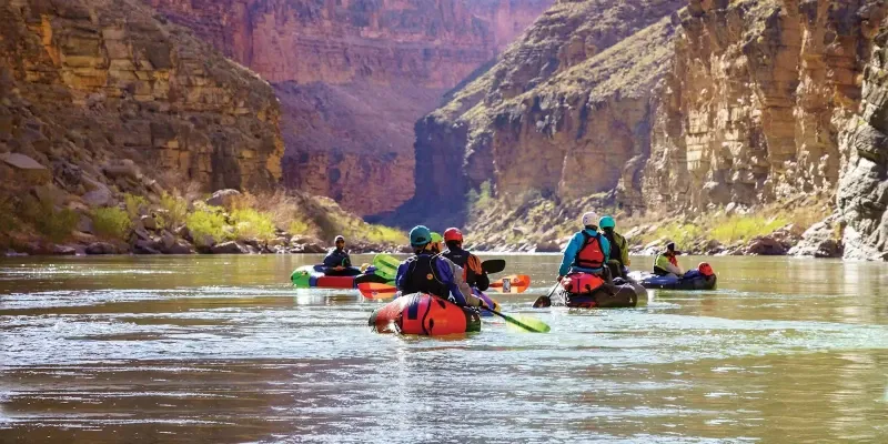 Alpacka packraft designed by woman founder Sheri Tingey for backcountry water travel.