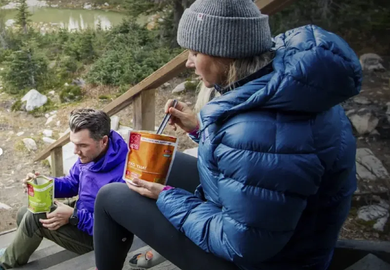 Good To-Go dehydrated meals created by a woman-led outdoor food brand.