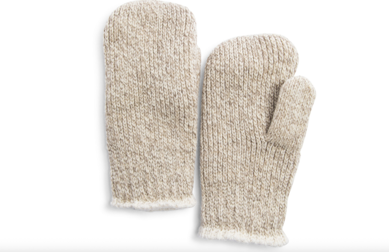 stock image of gift under 50 ragg mittens stock photo
