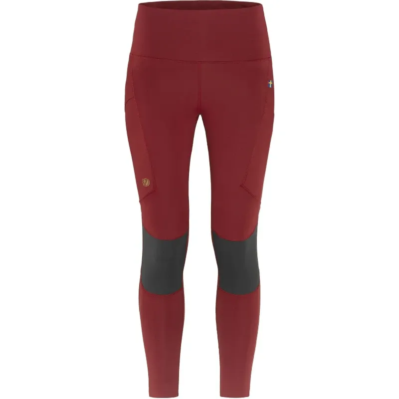 Product image of Fjallraven Abisko Trekking Tights Pro with enhanced knee and seat reinforcements.