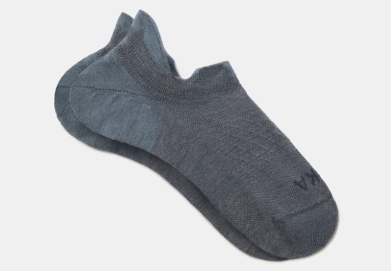 PAKA Trail Ankle hiking socks made with alpaca wool, featuring a low-cut ankle design, lightweight cushioning, and breathable fabric for hiking.