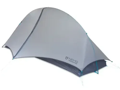 NEMO Hornet Elite OSMO ultralight backpacking tent pitched outdoors