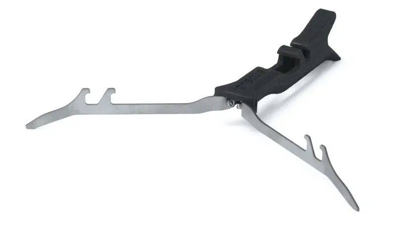 Igneous Gear Fuel Stand for backpacking stock image