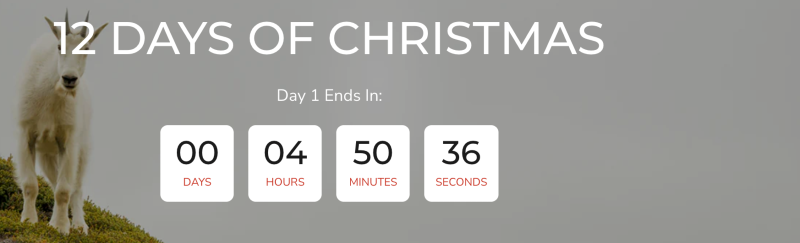 Outdoor Vitals 12 Days of Christmas 2025 Sale