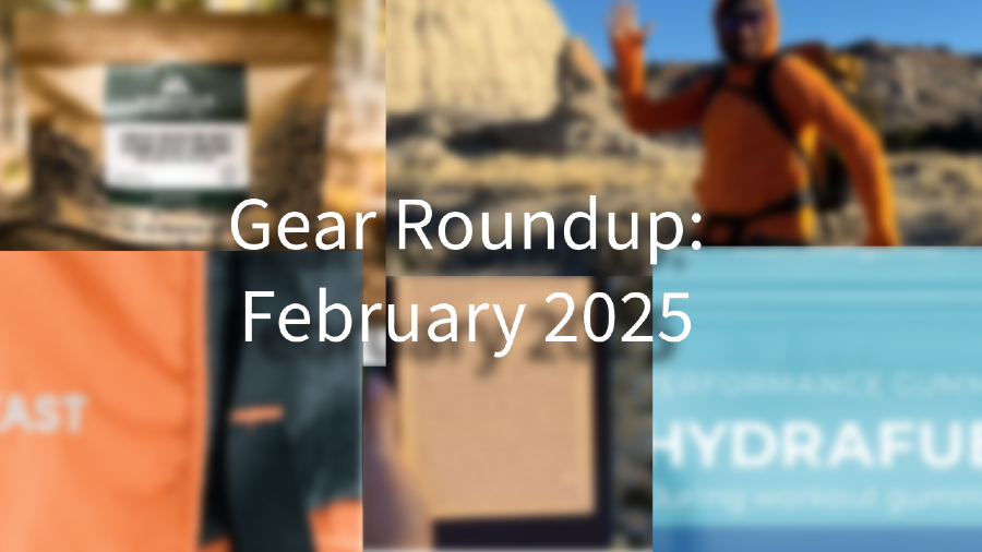 a collage photo of some of the best hiking gear of february 2025 for this guide
