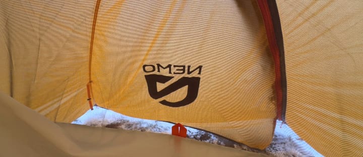 NEMO Kunai 4-Season Backpacking Tent product photo highlighting compact design and weather protection.